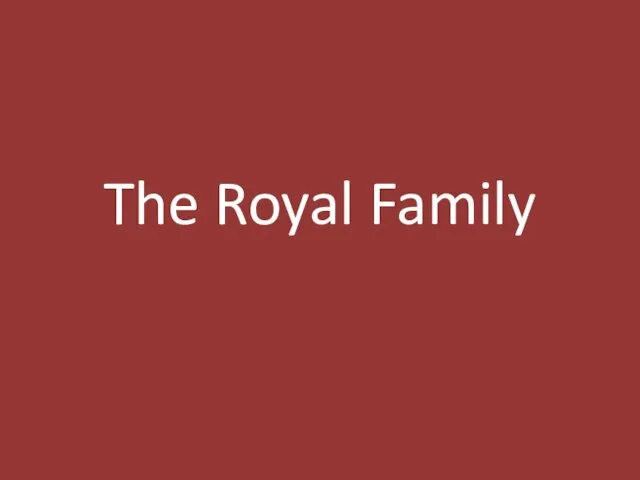 The Royal Family