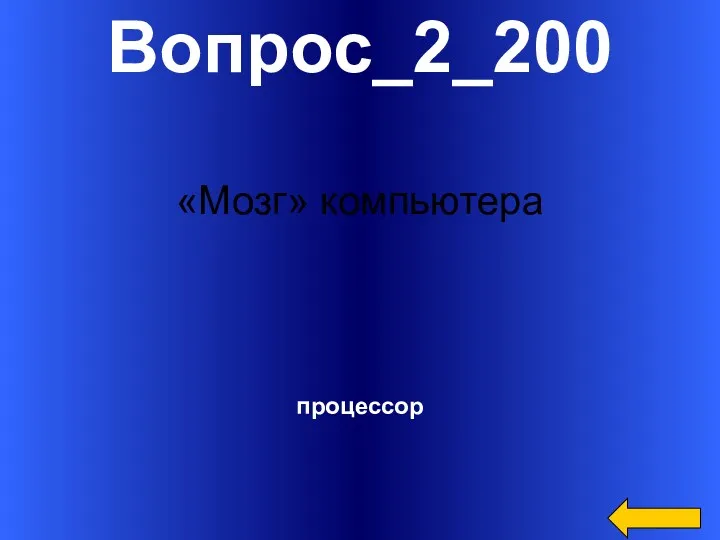 Вопрос_2_200 процессор «Мозг» компьютера