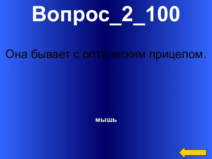 Вопрос_2_100 мышь Она бывает с оптическим прицелом.