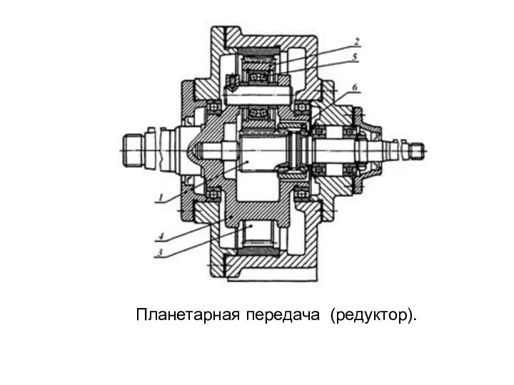 Планетарная передача (редуктор).