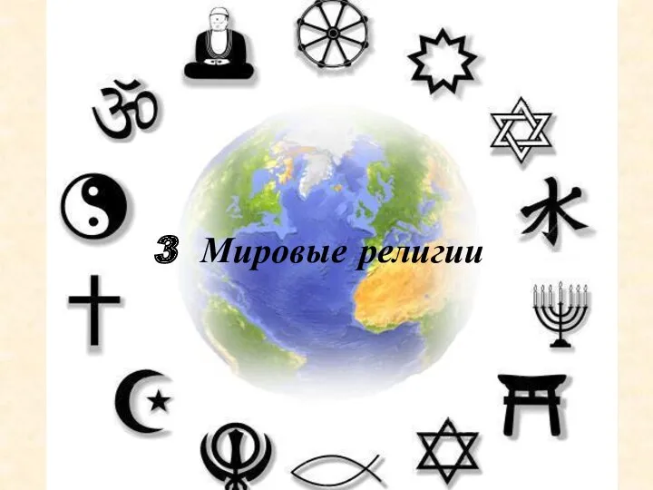 3 Мировые религии