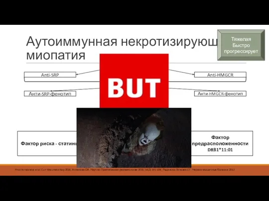 Аутоиммунная некротизирующая миопатия Pinal-Ferndandez et al. Curr Rheumatol Rep 2018;