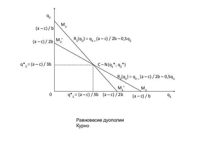 Равновесие дуополии Курно