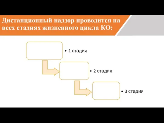 Дистанционный надзор проводится на всех стадиях жизненного цикла КО: