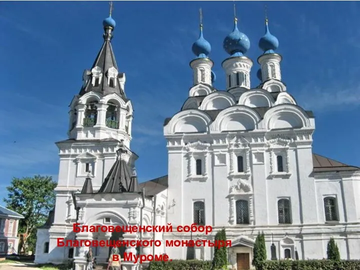 Благовещенский собор Благовещенского монастыря в Муроме.