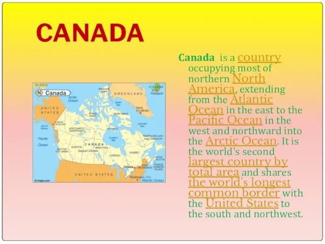 Canada. National symbols of Canada