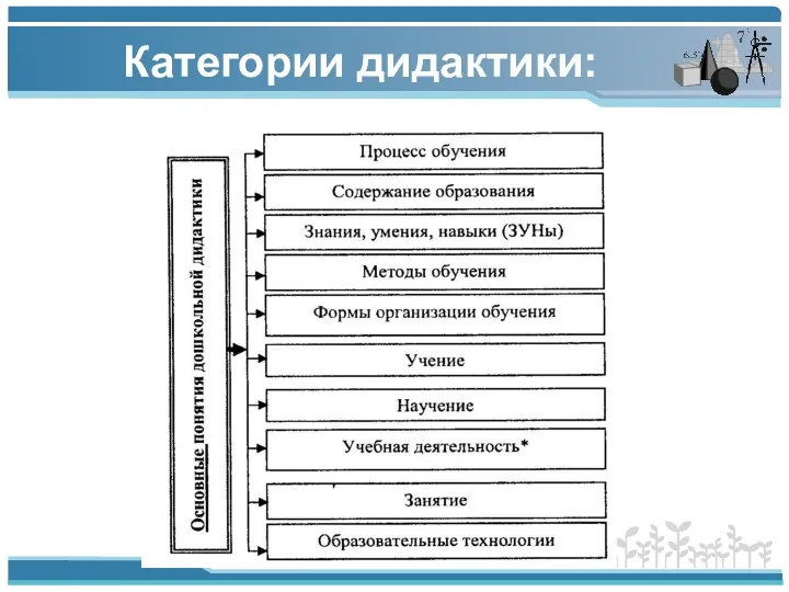 Категории дидактики: