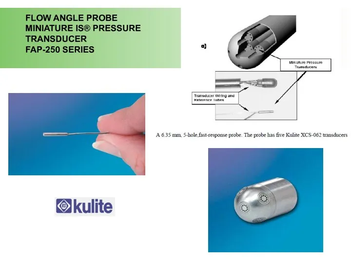 FLOW ANGLE PROBE MINIATURE IS® PRESSURE TRANSDUCER FAP-250 SERIES