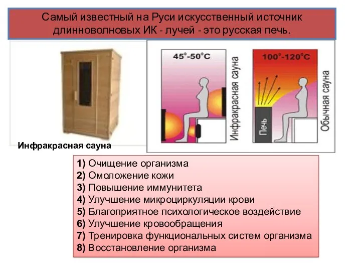 Самый известный на Руси искусственный источник длинноволновых ИК - лучей