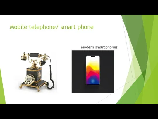 Mobile telephone/ smart phone Modern smartphones
