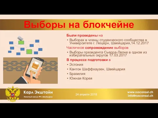 Выборы на блокчейне Были проведены на Выборах в члены студенческого