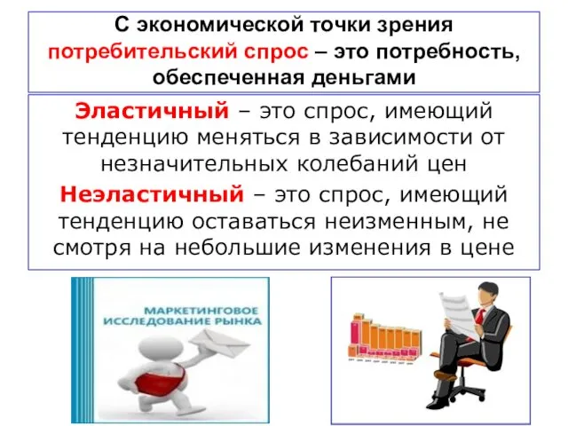 С экономической точки зрения потребительский спрос – это потребность, обеспеченная