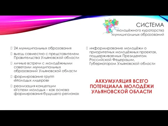 24 муниципальных образования выезд совместно с представителем Правительства Ульяновской области