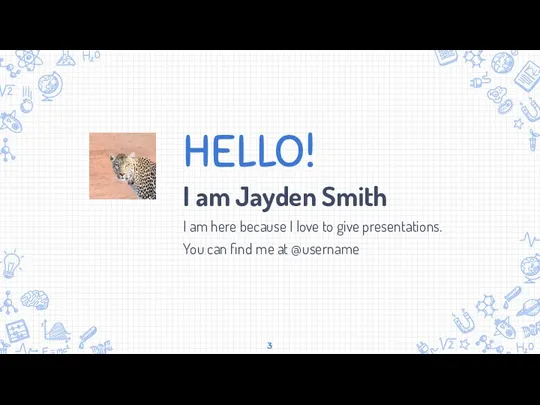 HELLO! I am Jayden Smith I am here because I