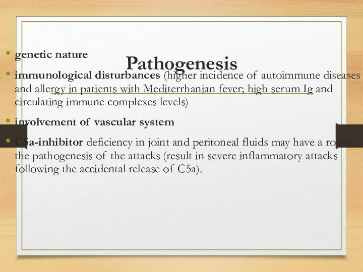 Pathogenesis genetic nature immunological disturbances (higher incidence of autoimmune diseases