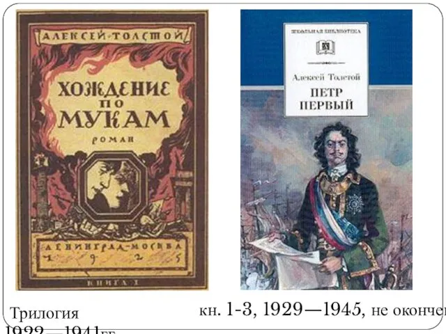 Трилогия 1922—1941гг. кн. 1-3, 1929—1945, не окончен