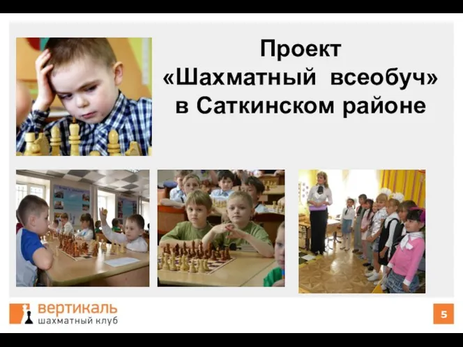 Проект «Шахматный всеобуч» в Саткинском районе