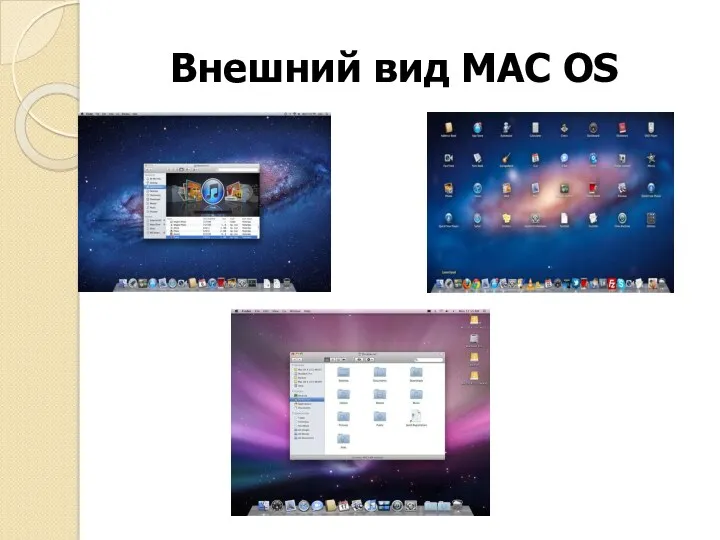 Внешний вид MAC OS