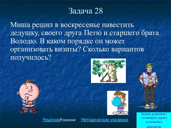 Задача 28 Миша решил в воскресенье навестить дедушку, своего друга