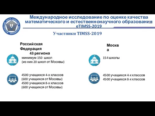 Международное исследование по оценке качества математического и естественнонаучного образования eTIMSS-2019