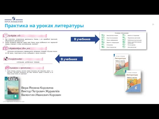 Практика на уроках литературы Вера Яновна Коровина Виктор Петрович Журавлёв