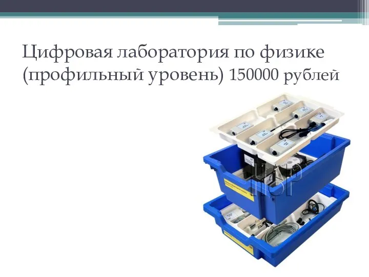 Цифровая лаборатория по физике (профильный уровень) 150000 рублей