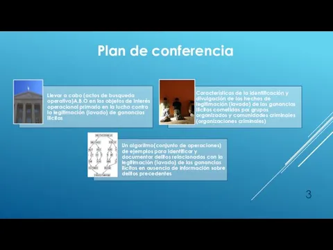 Plan de conferencia