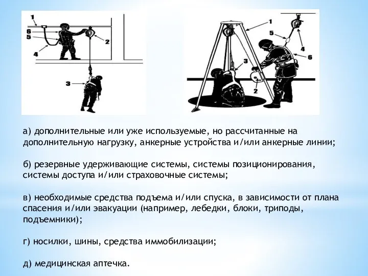 а) дополнительные или уже используемые, но рассчитанные на дополнительную нагрузку,