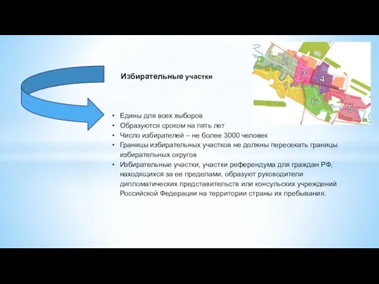Едины для всех выборов Образуются сроком на пять лет Число