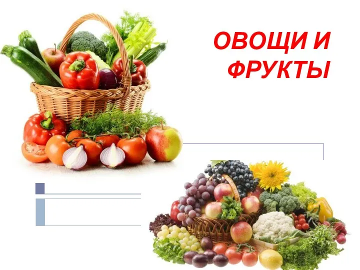 ОВОЩИ И ФРУКТЫ