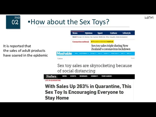▪How about the Sex Toys? 02 PART It is reported