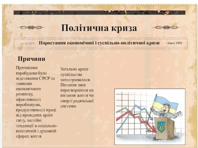 Політична криза Наростання економічної і суспільно-політичної кризи - Since 1802