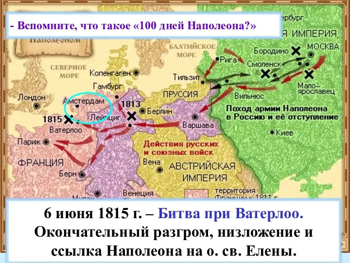 6 июня 1815 г. – Битва при Ватерлоо. Окончательный разгром,