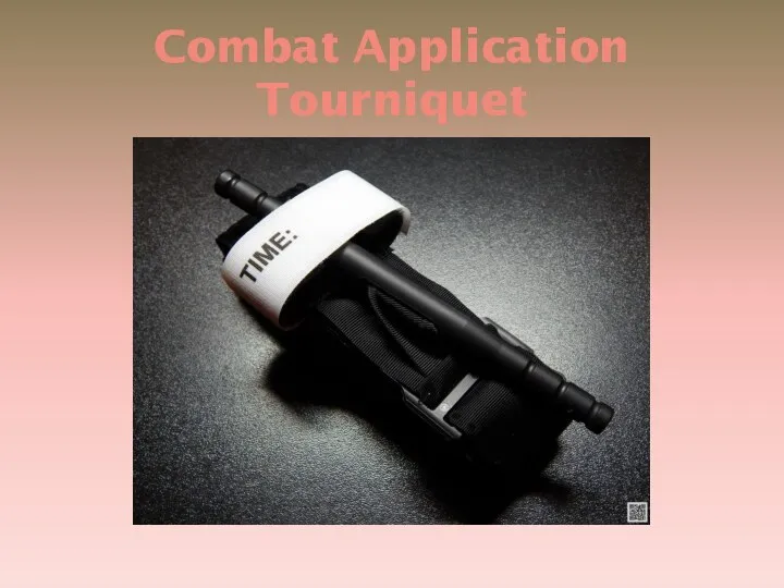 Combat Application Tourniquet