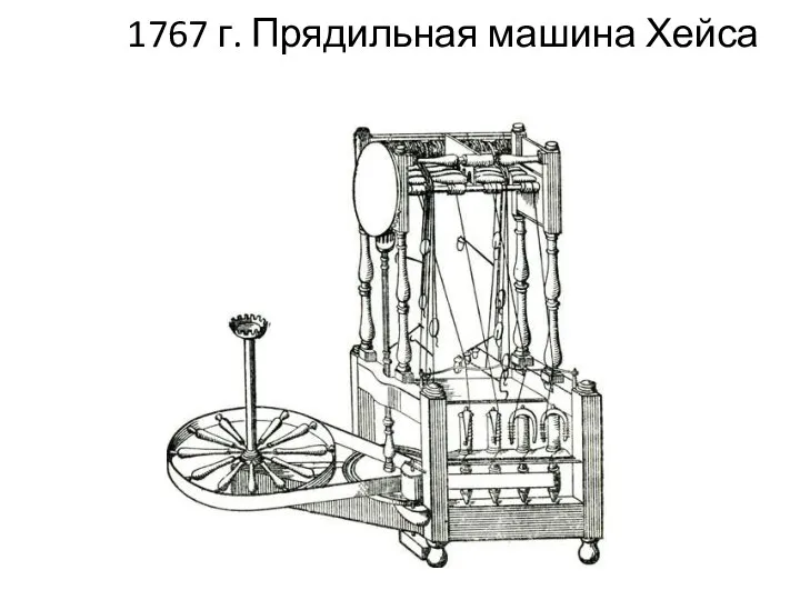 1767 г. Прядильная машина Хейса
