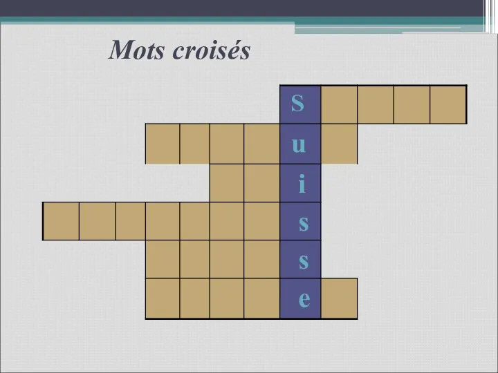 Mots croisés