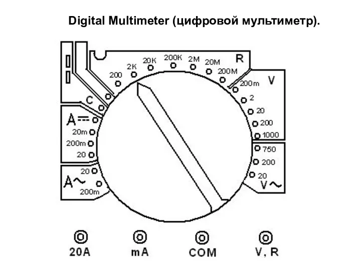 Digital Multimeter (цифровой мультиметр).