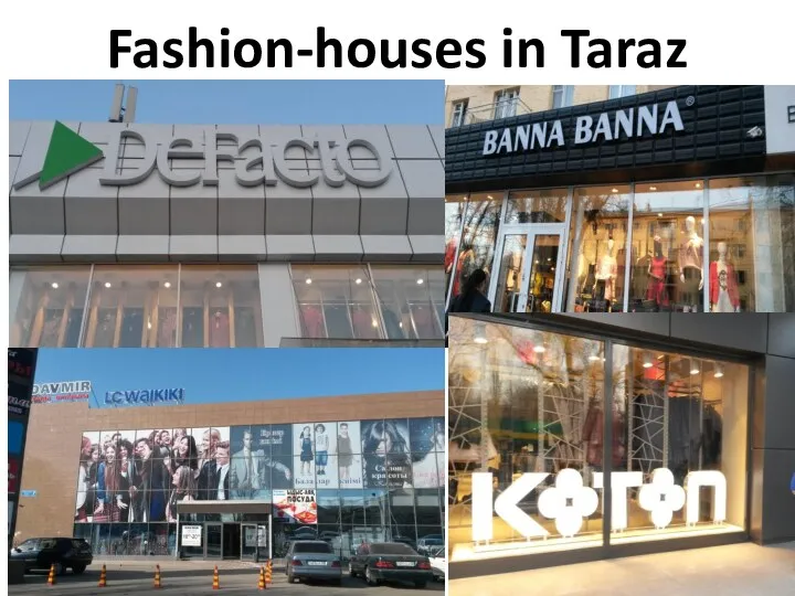 Fashion-houses in Taraz