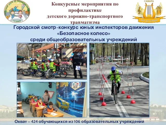 Городской смотр-конкурс юных инспекторов движения «Безопасное колесо» среди общеобразовательных учреждений