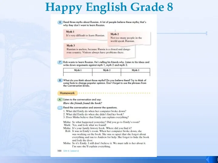 Happy English Grade 8