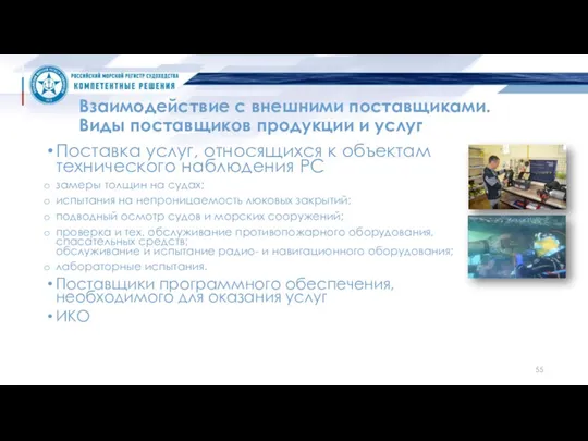 Взаимодействие с внешними поставщиками. Виды поставщиков продукции и услуг Поставка