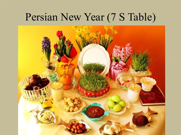 Persian New Year (7 S Table)