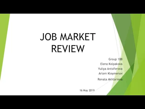 Job market review