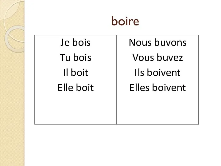 boire