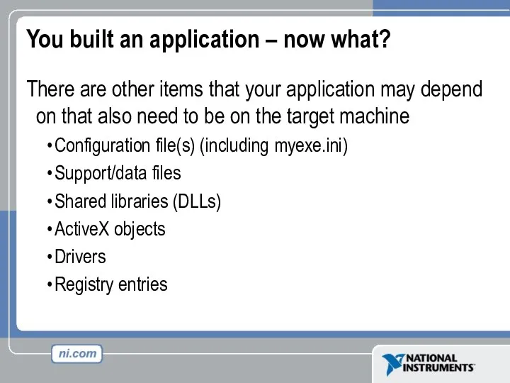 You built an application – now what? There are other