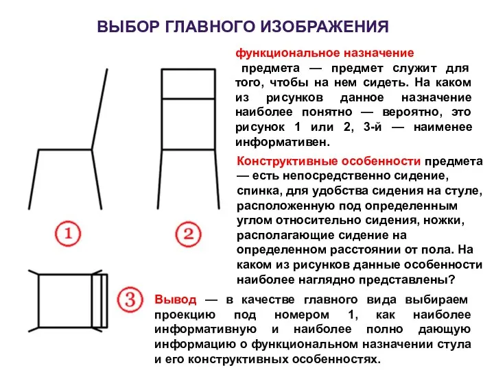 ВЫБОР ГЛАВНОГО ИЗОБРАЖЕНИЯ функциональное назначение предмета — предмет служит для