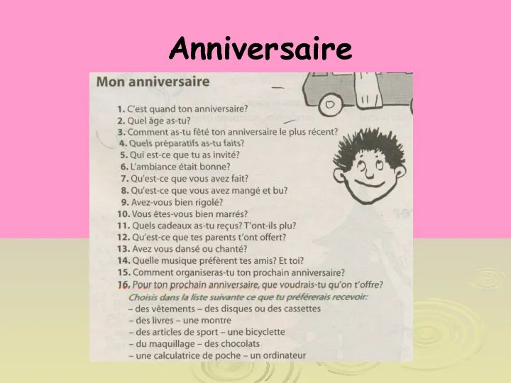 Anniversaire