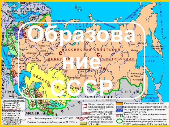 Образование СССР