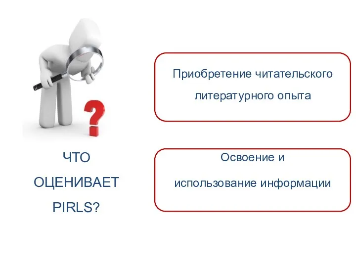 ЧТО ОЦЕНИВАЕТ PIRLS?