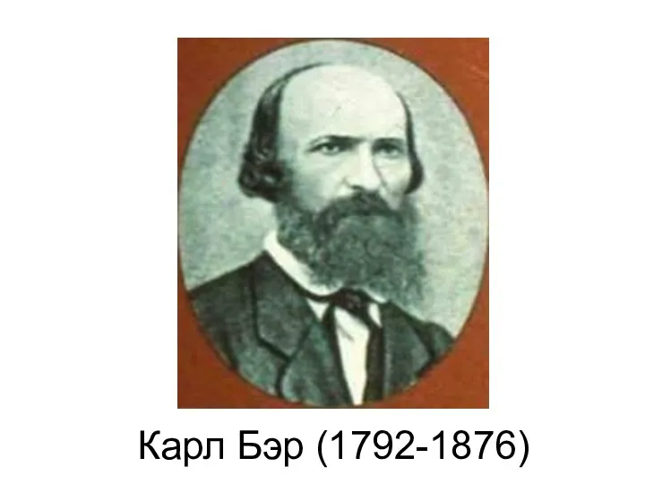 Карл Бэр (1792-1876)‏